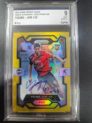 Kリーグ プリズム 24 / キムチョン イ・ヨンジュン(ルーキー) GOLD オート 10限定 BRG9