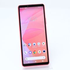 【電池良好】SIMフリー au Xperia 10 III SOG04 ピンク
