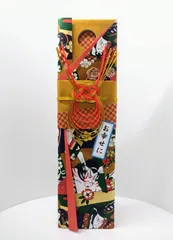コロコロコイン  彩どり おふだ 華やかな友禅紙 歌舞伎柄 紫 透明ケース入り 御祝儀 ご長寿お祝い 手作りの想いが伝わりますのサムネイル