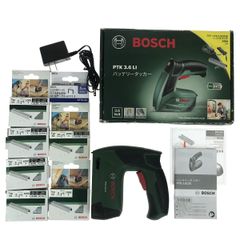 ##BOSCH ボッシュ コードレスタッカー PTK3.6LI ステープル付属