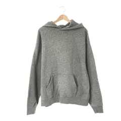 FEAR OF GOD フィアオブゴッド ESSENTIALS バックリフレクタ－ロゴ バックプリントパーカー エッセンシャルズ M グレー