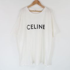 美品 CELINE セリーヌ 2X681671Q Tシャツ XXL コットン100％ 半袖 トップス ロゴ プリント カットソー メンズ AM5665W2 