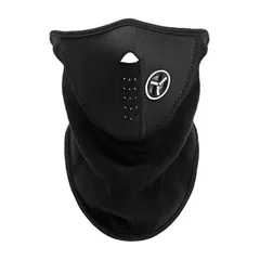 フェイスカバー ネックガード 防風 防塵 通気性 保温性 スキー アウトドアサイクリング装備 スポーツ用品 男女兼用（ブラック）