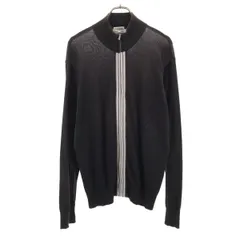 Paul Smith LONDON ポールスミスロンドン ニットジャケット XL ブラウン メンズ 古着