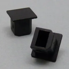 テクノベインズ USB-Bタイプ用 キャップ(黒)つまみなし 6個/パック USBBCAPK-B0-6