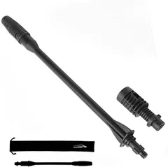 Green AUTO GreenAuto Karcher ケルヒャー ノズル 洗車 ジェットランス 専用袋付 K2 K3 K4 K5 K6 K7 適用 高圧洗浄機 ヘッド カーウォッシャー(黒)