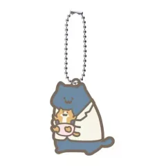 【中古】キーホルダー 猫さん＆子猫さん 「お文具といっしょ カプセルラバーマスコット ～ばぶんぐなのです～」