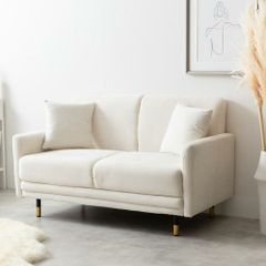 送料無料オットマン付カウチソファ ローソファ 片側アームレス 新品