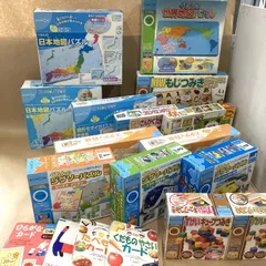 ★ KUMON クモン 知育玩具 18点 まとめ商品 スタディ将棋 ジグソーパズル つみき  たんぐらむ カード 欠品不明 ジャンク品 17.4kg