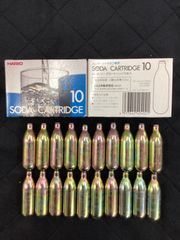 ハリオ　HARIO ソーダフォン専用　ソーダカートリッジ　10本入り　2個セット　SC-10