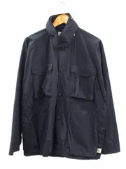 SASSAFRAS ネイビーブラックジャケット Sサイズ SASSAFRAS（ササフラス）CULTIVATOR JACKET(WOOL LIKE TROPICAL