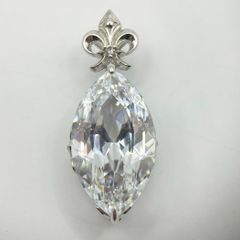 【みーちゃん様専用】 IEI 2点セット　リング　ペンダントトップ　29mm　レディース　SV925刻印  0.01ct ダイヤモンド　キュービックジルコニア
