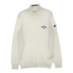 サイズ：L CALLAWAY キャロウェイ  タートルネック 長袖ニットセーター  ホワイト系 [240101407475] ゴルフウェア メンズ ストスト