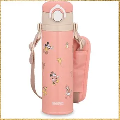 ★新品★送料無料★Color:ミニー ポップピンク サーモス 水筒 真空断熱キッズケータイマグ 500ml ミニー ポップピンク 取りはずしできるストラップ 肩に優しいショルダーパット付き 子供用 通園通学 JOI-501DS POP