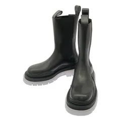 s*o様 【美品】BOTTEGA VENETA ブラック パドルブーツ 38 BOTTEGA VENETA ボッテガヴェネタ パドルアンクルブーツ ブラック 【中