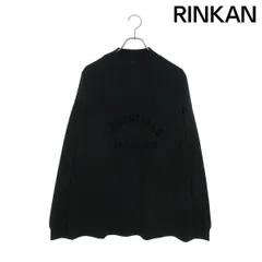 フォグ  ESSENTIALS L/S TEE JET BLACK フロントロゴ長袖カットソー メンズ Sのサムネイル