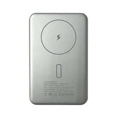 【 新品 未開封 】   コンピューケースジャパン アルミ製(PD20W) agreen 超薄型マグセーフ5000mAhモバイルバッテリーシルバー JMB-AN50B-SV 未使用 送料無料