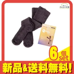 グラマラスパッツ ふわりぃスリム ソックスタイプ ミドル ココア 1足入 6個セット まとめ売り