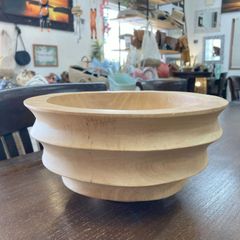 『Bowl Spiral Natural』　木製　ボウル　ウッドボウル　アジアンリゾート　雑貨