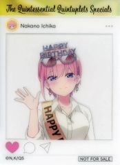 サントリー 五等分の花嫁オリジナルラベル缶ステッカー 中野一花