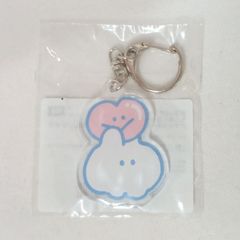 もくもくちゃん なでなでしてほしいウサギ アクリルキーホルダー