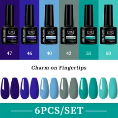 VOKY　ジェルネイル　6色セット　光沢　韓流コスメ　新品／未開封