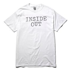 INSIDE OUT バンド Tシャツ 新品・正規品 ハードコア パンク Logo 白 ザックデラロッチャ