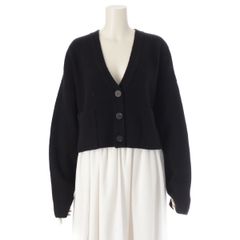 ルフィル 23AW カシミヤ ウール コンパクト ニット カーディガン トップス 534-3270916 ブラック F【中古】のサムネイル