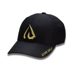 マテリアルスポーツ 正規代理店 ID one (アイディーワン) ID05405 IDロゴベーシックキャップ ブラック サイズアジャスター付 ゴルフ メンズ ウィメンズ レディース
