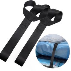 バイク 荷物固定ベルト 黒）バイク 固定ベルト 40cm（2個セット 転倒防止 × 2.5cm 多用途工具 タイダウンベルト 運搬用 Stoooduo