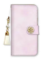 Galaxy S21 Ultra 5G SC-52B ケース 手帳型 ギャラクシーS21ウルトラ スマホケース ビジュー パール デコ ストラップ付  おしゃれ 無地 大人 可愛い エレガント ブランド グリーン ブルー カラー02