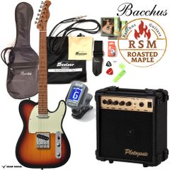 Bacchus バッカス BTE-1-RSM/M 3TS エレキギター 初心者セット ローステッドメイプル ネック 採用 テレキャスター タイプ ユニバース シリーズ エレキ BTE1 RSM 入門