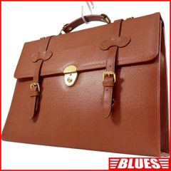 ダーバン ビジネスバッグ ブリーフケース キーロック 金具 ブラウン 
