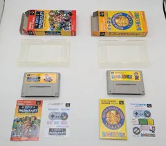 《人気/送料無料/箱説付/動作確認/簡易清掃済》スーパーマリオコレクション・スーパーマリオカート　2本セット　スーパーファミコン