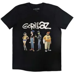 【公式新品】GORILLAZ - SPRAY LOGO GROUP ゴリラズTシャツ