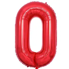 【在庫処分】バルーンアルミ0 ヘリウム風船 数字バルーン0赤 012345678910-1920-2930405060708090100 40インチ 誕生日 カーニバル 飾り付け記念日パーティー装飾赤0 Vthoviwa 男女兼用 大きい しじヘリウム
