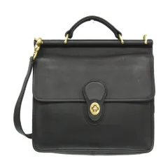 【美品✨️】希少✨オールドコーチ ウィリス ビジネスバッグ フラップ レザー 黒 コーチ オールド メンズ ビジネスバッグ オールドコーチ 革