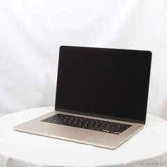 〔中古品〕MacBook Air 15.3-inch Early-2024 MC9F4J／A Apple M3 8コアCPU_10コアGPU 16GB SSD256GB スターライト 〔15.4 Sequoia〕【258】