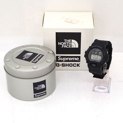 【三重店】Supreme×THE NORTH FACE×G-SHOCK コラボモデル デジタル 腕時計 ブラック DW-6900NS-1JR (カシオ/Gショック) 【131-A463】