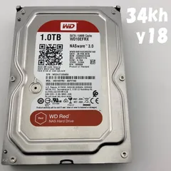 「中古」WESTERN DIGITAL　WD10EFRX　3台 WD Red Western Digital WD10EFRX SATA 1TB 3.5インチ 中古