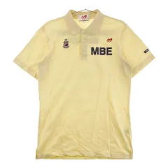 サイズ：4 MASTER BUNNY EDITION マスターバニーエディション  半袖ポロシャツ シアサッカー  イエロー系 [240101374971]# ゴルフウェア メンズ ストスト