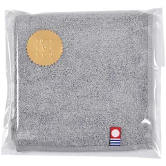 新品 タオルハンカチ 今治 オリジナルギフトセット ギフトA ハンドタオル ミニタオル 小さめ 25×25 タオル地ハンカチ（グレー）