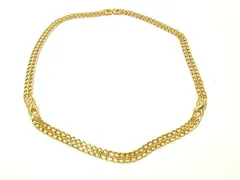 ■美品■ NINA RICCI ニナリッチ チェーン ネックレス チョーカー アクセサリー レディース ゴールド系 DH6614