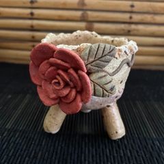 No.34-2 ❁韓国より直輸入❁ 中鉢1点2000円＊組合せ自由＊2点目より送料一律700円＊高級＊韓国鉢＊作家＊一点物 オリジナル作品＊多肉植物＊プレゼントにもぜひ＊