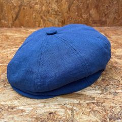 USA製ニューヨークハットDenim Big Appleコットン大ぶりブルー新品
