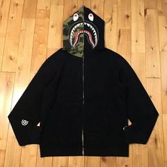 Applique シャーク パーカー Lサイズ 1st camo a bathing ape BAPE shark full zip hoodie エイプ ベイプ アベイシングエイプ 迷彩