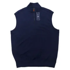 【未使用】POLO GOLF（ポロゴルフラルフローレン）ジップベスト 古着 ラルフローレン Ralph Lauren POLO GOLF ポロゴルフ ハーフ