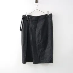 センソユニコ ルクルカ Sensounico Lucruca 千鳥格子柄 ウール ラップスカート40■グレー ボトムス 【2400014288063】のサムネイル