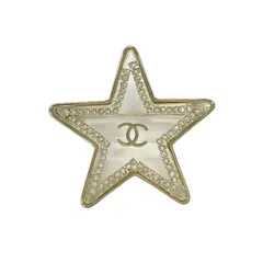 シャネル CHANEL ココマーク スター ゴールド GP ブローチ 星