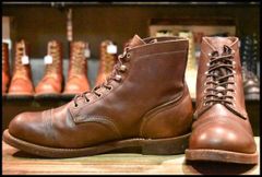 【10D 美品 15年】レッドウィング 8111 アイアンレンジ 茶 アンバー ハーネス キャップトゥ ブラウン ブーツ redwing HOPESMORE【FG225】のサムネイル